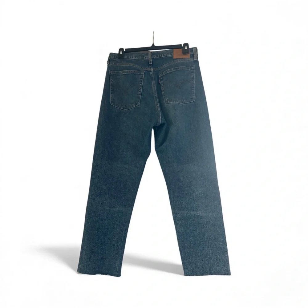 Upcycled Grommet design button fly Levi’s size 28
